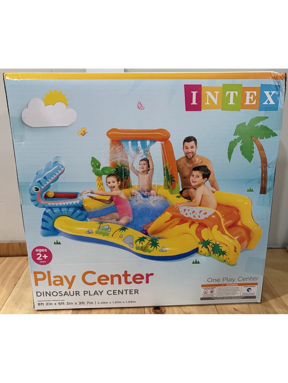 Inflatable Dinosaur Play Center Outdoor Playhouse Inflatable Water Park